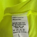 Sunshine & Rodeos Lime Green Sequin Shoulder‎ Top Size Large Photo 4