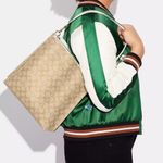 Coach NWT  Mollie Bucket Bag In‎ Signature Canvas Photo 7
