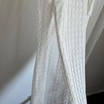Becca  White Lace Crochet Pants, Resortwear Summer Vacation‎ Medium Photo 3