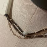 A New Day  necklace bracelet coordinate set Brown beads  gold ball jewelry New OS Photo 6