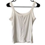 Wild Fable NEW Fitted Rib Stretch Tank Top White Size XL Short Length Summer Photo 1