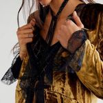 Free People  gold velvet duster NWT Photo 3