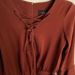 KCSTUDIO Laceup Romper Photo 2