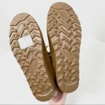 BEARPAW NWOB Krista Tan Suede Sheepskin Heeled Ankle Boots Photo 4