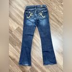 Rock & Republic Rock &‎ Republic Jeans Kasandra Blue Studded Bootcut Distressed Mid Rise 8 Photo 7
