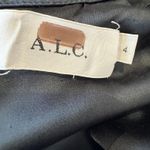 ALC Frank A.L.C. Brown Leopard Long Sleeve Gown Size 4 Silk Maxi Dress Cutout Waist $900 Photo 9