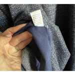 Entro  Navy Tweed Majesty Sleeveless Midi Dress Button Down Women's Size Small Photo 14