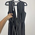 Flynn Skye NWT  Florence Jumpsuit Plunge Neckline Black White S Photo 4