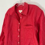 Anthropologie  Maeve Linen Buttondown Shirt Size Small Petite Photo 2