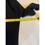 Carolyn Taylor  Black V Neck Sweater With Sparkle Tassel Scarf Accent Sz L Sequin Photo 5