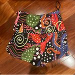 Farm Rio  Anthropologie Seaside Dream Printed High Waisted Beaded Shorts Photo 4