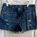 Old Navy  Blue Jean Shorts Distressed Cut-Off Style - Boyfriend Photo 0