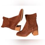 Kelsi Dagger 8.5 wide island suede chic block heel Ankle Bootie winter round toe Photo 6
