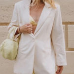 Daily Drills  Blazer Cream Oversized Jacket NWOT Size Small Photo 0