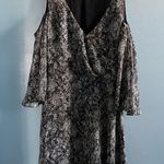 ZARA Basic Cold Shoulder Lined Dress Photo 1