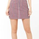 Forever 21 NWT Muticolor Striped Denim Skirt Photo 1