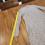 Madewell  Cityblock Mock Neck knit long sleeve Mini  sweater Dress gray S fall Photo 12