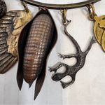 Penca De Balangandan Metal Charms Vintage Necklace Traditional Jewelry Gold Photo 6