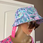 Lilly Pulitzer Lilac Freesia Mermaid Printed Bucket Hat One Size Photo 6
