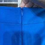 ZARA Electric Blue Stretch Pencil Mini Skirt Size Small Photo 2
