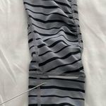 Athleta Active Relay Striped Tight Leggings in Grey and Black Stripe Size Medium Photo 8