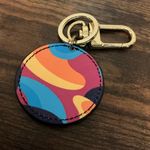 Rare HTF Fang Sui Wofs Bright Good Luck Colorful Metal Keychains Keyring Fob Pink Photo 1