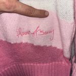 Womens Size M House Of Sunny The Paris Landscape Sweater Pink Size M Photo 2