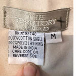 The Territory Ahead  womans light wieght button front 100% Cotton Jacket M Photo 3