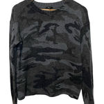Rails Grey Camo Sweater XXS Fits Like M Long Sleeve Comfy Wool Cashmere Blend Photo 0