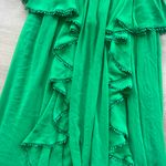 Badgley Mischka Green Chiffon Gown Photo 13