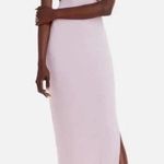 FORE Lilac Cutout Sleeveless Ribbed Knit Maxi Dress XS Bodycon Summer Purple Photo 2