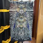 Clover Canyon  Russian Enamel Mid-Length Scuba Pencil Skirt Size Medium Photo 5