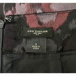 Ann Taylor Skirt Womens 6 Black Pink Floral Flower Pencil Straight Casual Office Photo 5