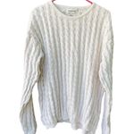 London Fog  size L 100% cotton cable knit sweater. Photo 1