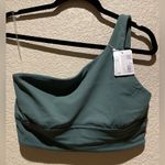Lululemon NWT  Align Asymmetrical Sports Bra  Medium Forest Color Size 10 Photo 4