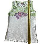 Y2K‎ Harley Davidson Women’s S Lettuce Hem Tank Top Pastel Green Retro Preppy Photo 3