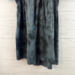 Free People  Gray Floral Print Fit and Flare Cold Shoulder Dress Size 4 Photo 5