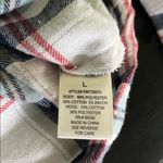 No Comment  Oversized Flannel Hoodie Photo 2