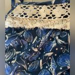 I Madeline Seascape Blue Fringe Sleeveless Top size Large Photo 7