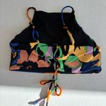 Roxy  Color jam Bralette bikini top high neck top black large Photo 1