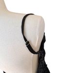 Katie May  - Don’t Rub Me Wrong Black Burnout Leopard Velvet Slip Midi Dress Sz M Photo 7