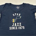 Nba Utah Jazz  Basketball Soft As A Grape Navy Tee Shirt Womens Plus Size 1X Photo 1