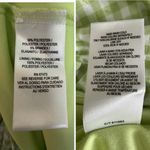 Taylor Gingham Midi Dress Pockets Ruffle Sleeve Green Size 8 Photo 9