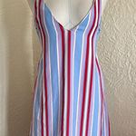 Lulu’s Set Sail Light Blue Multi Striped Tie Photo 4