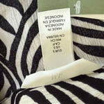 H&M NWT Oversized Cropped Resort Shirt Black White S Photo 7