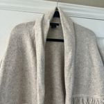 Tahari  Super Soft Long Line Open Cardigan Sweater with Fringe Size Small Photo 4