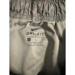 Nike  Dri-FIT Running Shorts‎ Women's L Gray Blue White Athletic Gym Photo 3