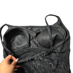 Croft & Barrow  Black Embroidered Floral One-Piece Swimsuit Photo 4