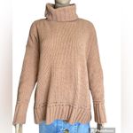 Aerie  American Eagle Color brown Knot Chenille Turtleneck Sweater size XS Photo 2