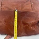 American Leather Co shoulder bag Carmel Brown Side Pockets Boho Classic Cottage Photo 4